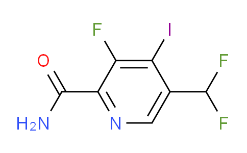 5-(Difluoromethyl)-3-fluoro-4-iodopyridine-2-carboxamide