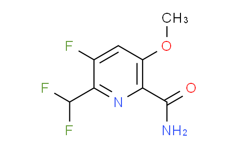 2-(Difluoromethyl)-3-fluoro-5-methoxypyridine-6-carboxamide