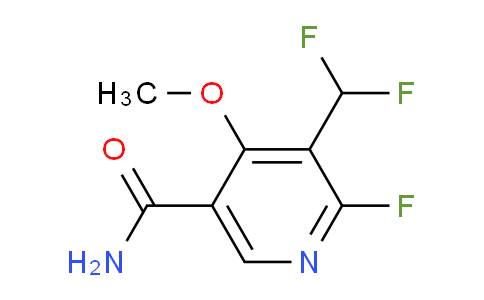 3-(Difluoromethyl)-2-fluoro-4-methoxypyridine-5-carboxamide