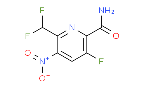 2-(Difluoromethyl)-5-fluoro-3-nitropyridine-6-carboxamide