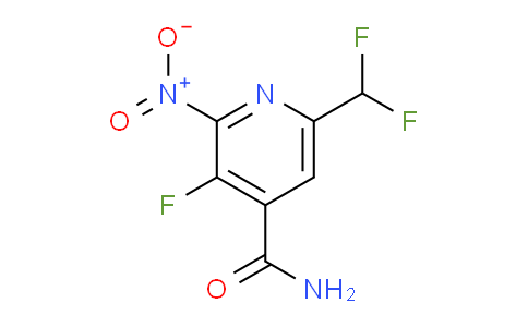 6-(Difluoromethyl)-3-fluoro-2-nitropyridine-4-carboxamide