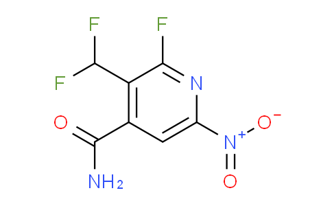 3-(Difluoromethyl)-2-fluoro-6-nitropyridine-4-carboxamide