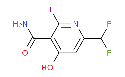 AM92114 | 1805195-49-6 | 6-(Difluoromethyl)-4-hydroxy-2-iodopyridine-3-carboxamide