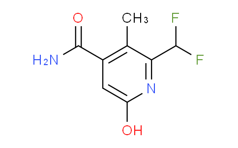 2-(Difluoromethyl)-6-hydroxy-3-methylpyridine-4-carboxamide