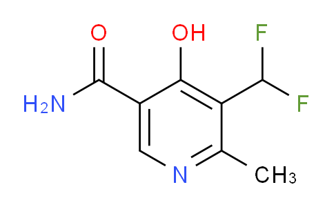 3-(Difluoromethyl)-4-hydroxy-2-methylpyridine-5-carboxamide