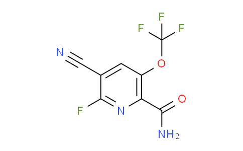 3-Cyano-2-fluoro-5-(trifluoromethoxy)pyridine-6-carboxamide