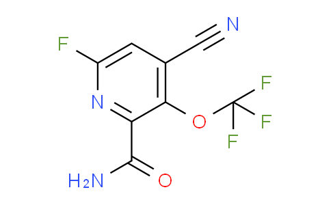 4-Cyano-6-fluoro-3-(trifluoromethoxy)pyridine-2-carboxamide