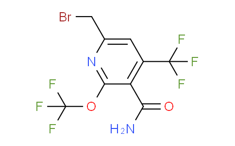 AM92147 | 1805148-56-4 | 6-(Bromomethyl)-2-(trifluoromethoxy)-4-(trifluoromethyl)pyridine-3-carboxamide