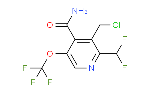 AM92152 | 1803992-45-1 | 3-(Chloromethyl)-2-(difluoromethyl)-5-(trifluoromethoxy)pyridine-4-carboxamide