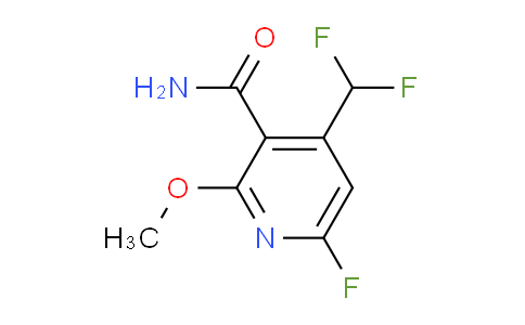 4-(Difluoromethyl)-6-fluoro-2-methoxypyridine-3-carboxamide