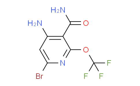 4-Amino-6-bromo-2-(trifluoromethoxy)pyridine-3-carboxamide