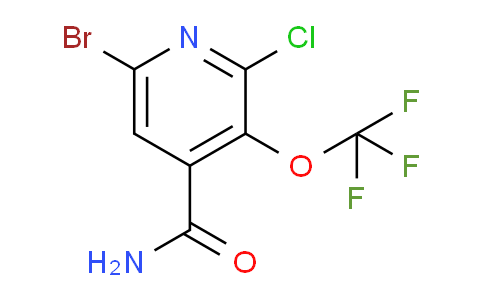 6-Bromo-2-chloro-3-(trifluoromethoxy)pyridine-4-carboxamide