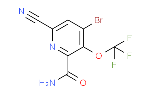 4-Bromo-6-cyano-3-(trifluoromethoxy)pyridine-2-carboxamide