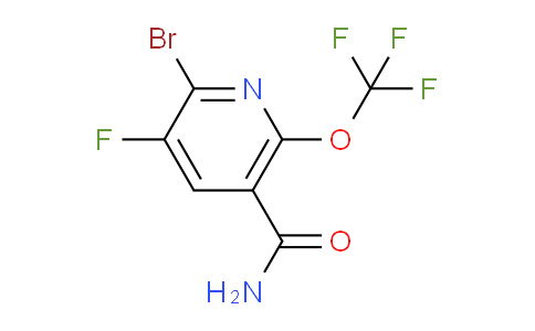 2-Bromo-3-fluoro-6-(trifluoromethoxy)pyridine-5-carboxamide