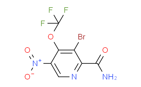 AM92257 | 1803465-32-8 | 3-Bromo-5-nitro-4-(trifluoromethoxy)pyridine-2-carboxamide
