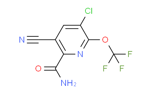3-Chloro-5-cyano-2-(trifluoromethoxy)pyridine-6-carboxamide