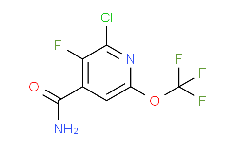2-Chloro-3-fluoro-6-(trifluoromethoxy)pyridine-4-carboxamide
