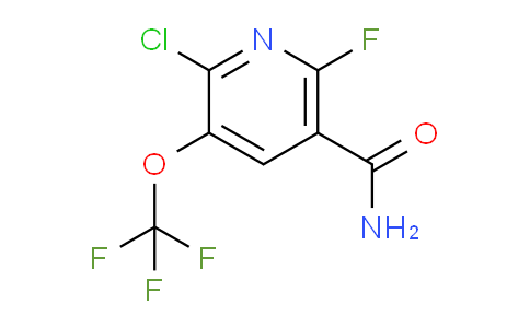 2-Chloro-6-fluoro-3-(trifluoromethoxy)pyridine-5-carboxamide