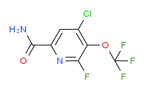 4-Chloro-2-fluoro-3-(trifluoromethoxy)pyridine-6-carboxamide