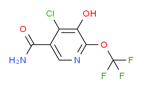 4-Chloro-3-hydroxy-2-(trifluoromethoxy)pyridine-5-carboxamide