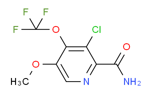3-Chloro-5-methoxy-4-(trifluoromethoxy)pyridine-2-carboxamide