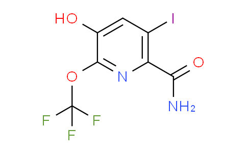 3-Hydroxy-5-iodo-2-(trifluoromethoxy)pyridine-6-carboxamide