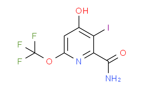 4-Hydroxy-3-iodo-6-(trifluoromethoxy)pyridine-2-carboxamide