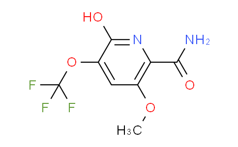 2-Hydroxy-5-methoxy-3-(trifluoromethoxy)pyridine-6-carboxamide