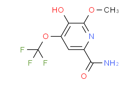 3-Hydroxy-2-methoxy-4-(trifluoromethoxy)pyridine-6-carboxamide