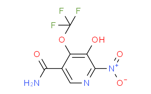 3-Hydroxy-2-nitro-4-(trifluoromethoxy)pyridine-5-carboxamide