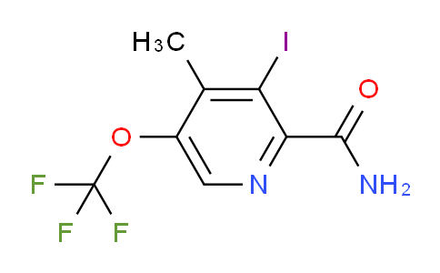 AM92363 | 1804348-35-3 | 3-Iodo-4-methyl-5-(trifluoromethoxy)pyridine-2-carboxamide