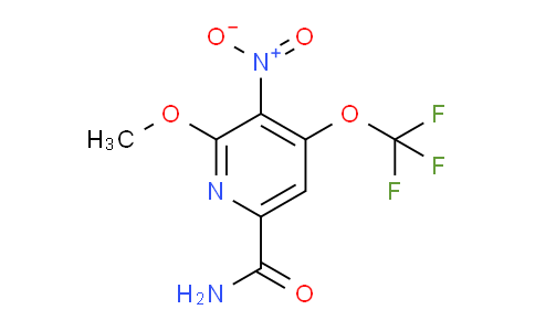2-Methoxy-3-nitro-4-(trifluoromethoxy)pyridine-6-carboxamide