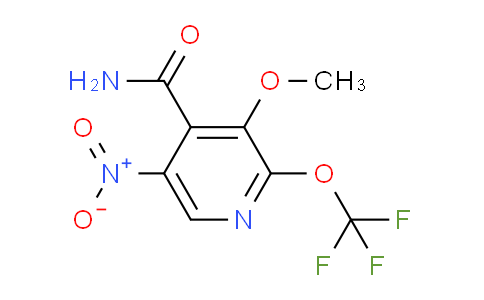 3-Methoxy-5-nitro-2-(trifluoromethoxy)pyridine-4-carboxamide