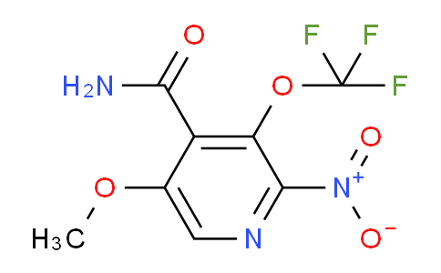 5-Methoxy-2-nitro-3-(trifluoromethoxy)pyridine-4-carboxamide