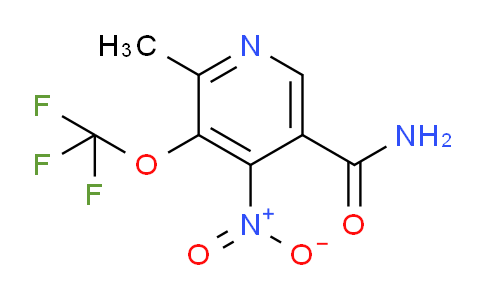 2-Methyl-4-nitro-3-(trifluoromethoxy)pyridine-5-carboxamide