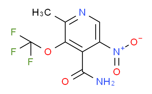 2-Methyl-5-nitro-3-(trifluoromethoxy)pyridine-4-carboxamide