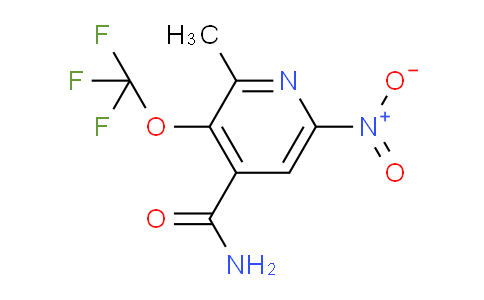 2-Methyl-6-nitro-3-(trifluoromethoxy)pyridine-4-carboxamide
