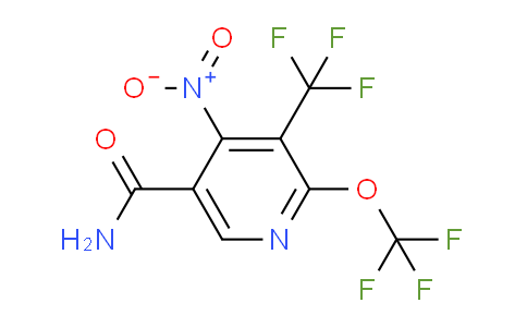 AM92394 | 1806763-82-5 | 4-Nitro-2-(trifluoromethoxy)-3-(trifluoromethyl)pyridine-5-carboxamide