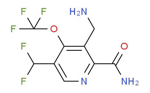 AM92398 | 1806168-32-0 | 3-(Aminomethyl)-5-(difluoromethyl)-4-(trifluoromethoxy)pyridine-2-carboxamide