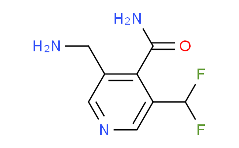3-(Aminomethyl)-5-(difluoromethyl)pyridine-4-carboxamide