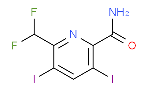 AM92476 | 1805158-74-0 | 2-(Difluoromethyl)-3,5-diiodopyridine-6-carboxamide