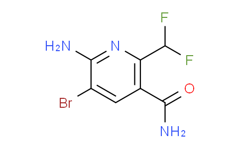 2-Amino-3-bromo-6-(difluoromethyl)pyridine-5-carboxamide