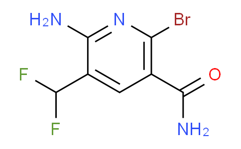2-Amino-6-bromo-3-(difluoromethyl)pyridine-5-carboxamide
