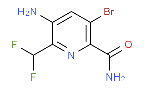 3-Amino-5-bromo-2-(difluoromethyl)pyridine-6-carboxamide
