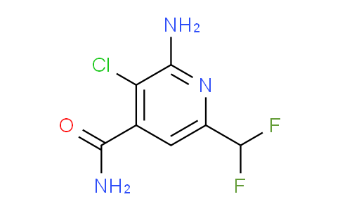 2-Amino-3-chloro-6-(difluoromethyl)pyridine-4-carboxamide