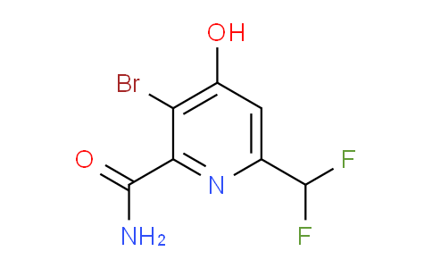 AM92534 | 1804889-32-4 | 3-Bromo-6-(difluoromethyl)-4-hydroxypyridine-2-carboxamide