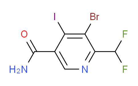 AM92536 | 1805415-91-1 | 3-Bromo-2-(difluoromethyl)-4-iodopyridine-5-carboxamide