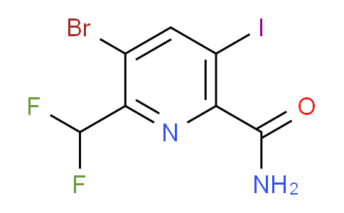 AM92537 | 1805347-64-1 | 3-Bromo-2-(difluoromethyl)-5-iodopyridine-6-carboxamide