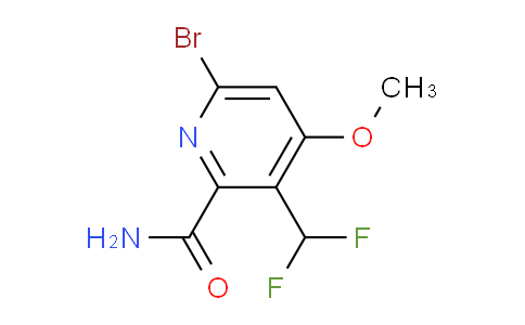 AM92539 | 1805243-49-5 | 6-Bromo-3-(difluoromethyl)-4-methoxypyridine-2-carboxamide