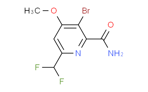 AM92541 | 1805169-14-5 | 3-Bromo-6-(difluoromethyl)-4-methoxypyridine-2-carboxamide